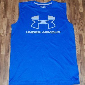 UNDER ARMOUR Youth XL Blue Tank Top